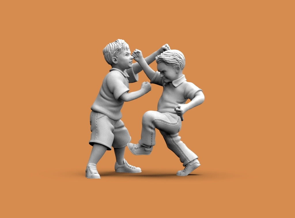 MM1393 Boys Fighting