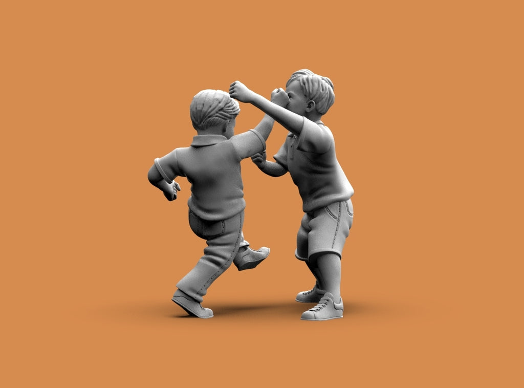 MM1393 Boys Fighting