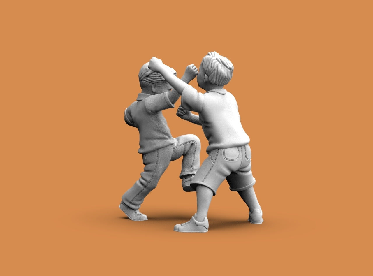 MM1393 Boys Fighting