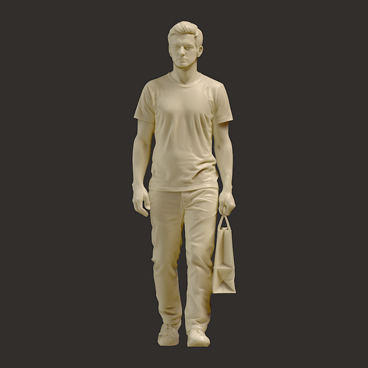 MM4262 Male out shopping