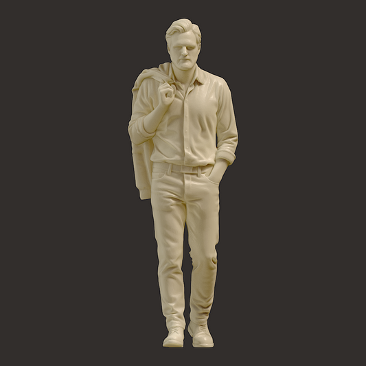 MM4256 Male with Jacket over Shoulder