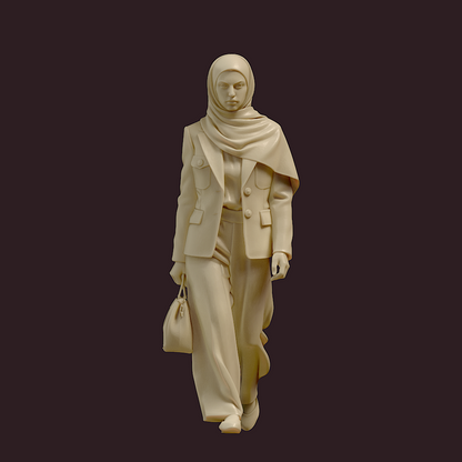 MM4192 Female Wearing Head Scarf