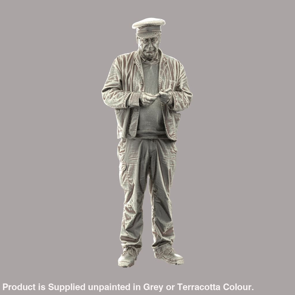 132s-0002 Train Driver/Steam Engine Mechanic Figure