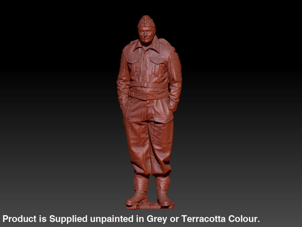 S3Ds0004 Ww2 Home Guard/Army Hands In Pockets Figure