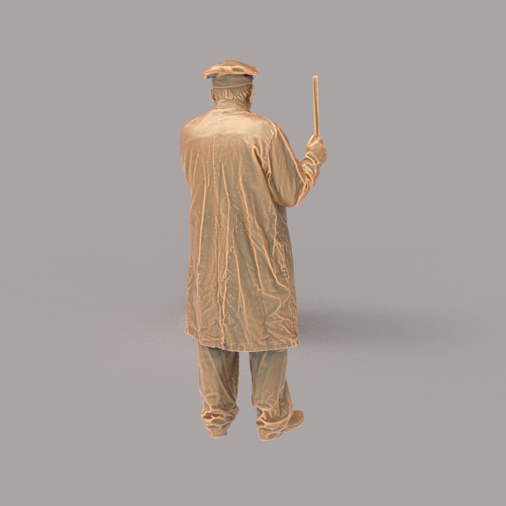 132s-0038 Station Master Figure