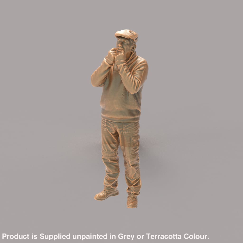 132s-0041 Whistling Farmer/Shepherd Figure