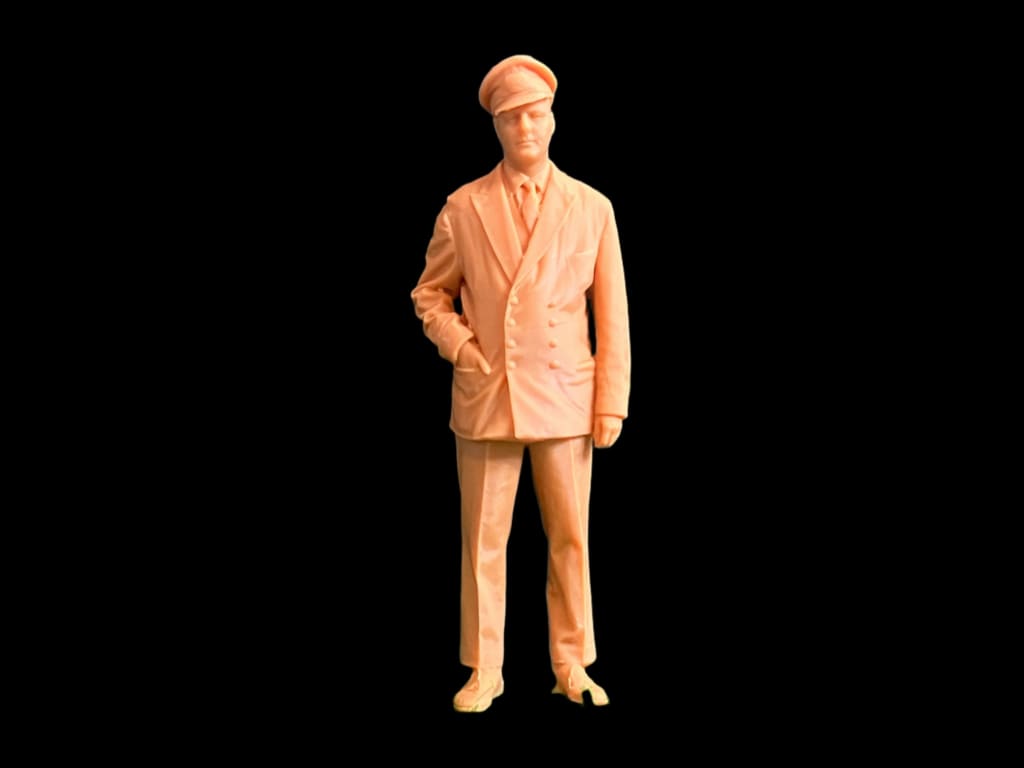 S3Ds0059 Ww2 Customs Officer Figure