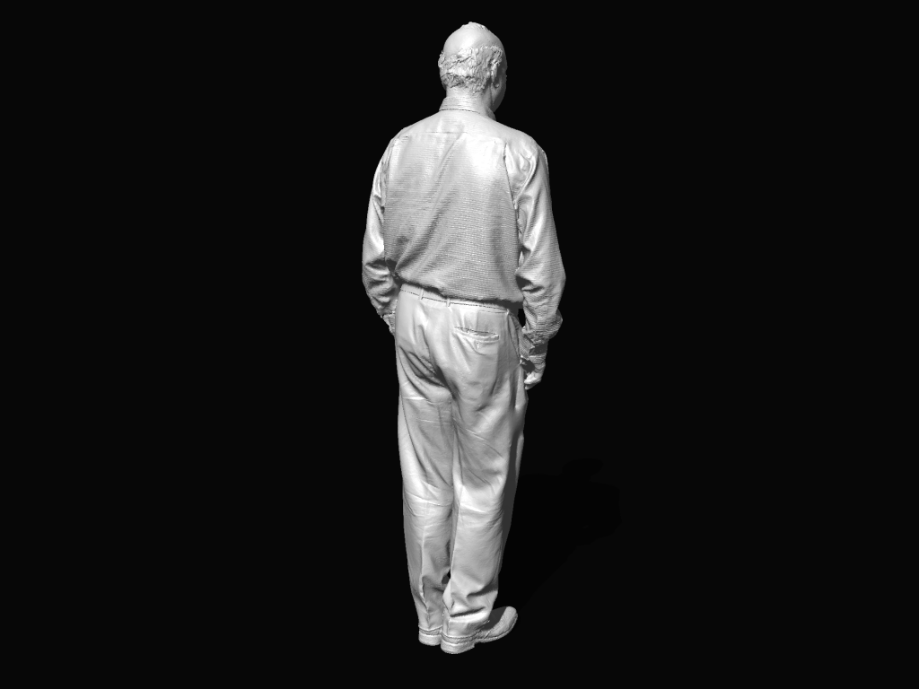 S3Ds0066 Older Gentleman Waiting For Train Figure