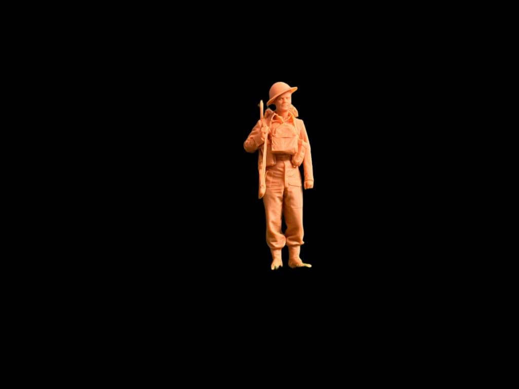 S3Ds0067 Ww2 Army Soldier Figure