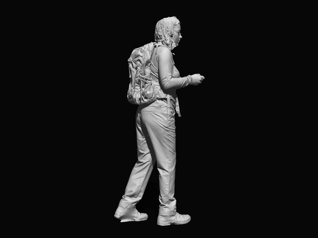 S3Ds0079 Female Hiker Figure