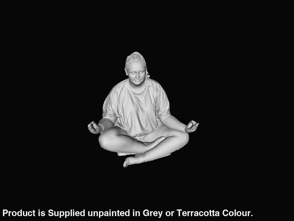 S3Ds0083 Yoga Girl Figure