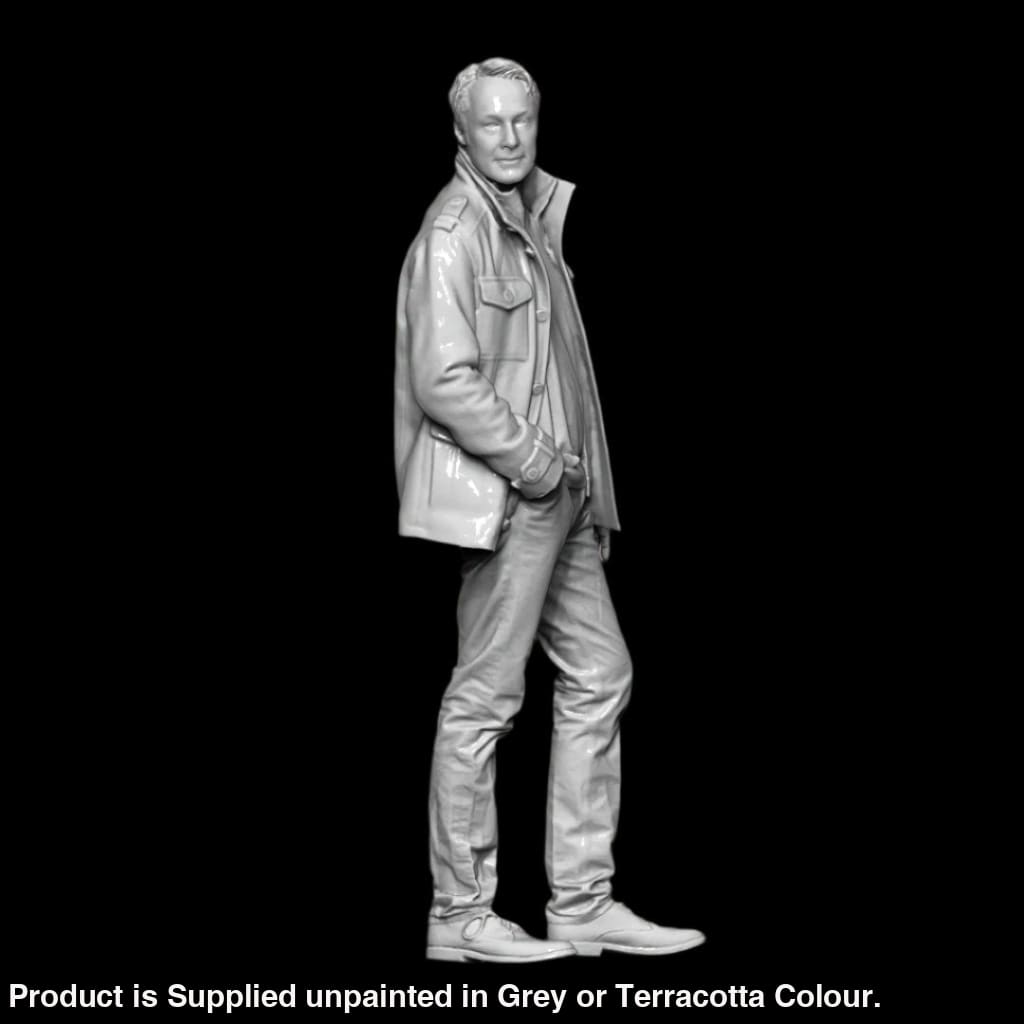 S3Ds0085 Smart Male In Winter Jacket Figure