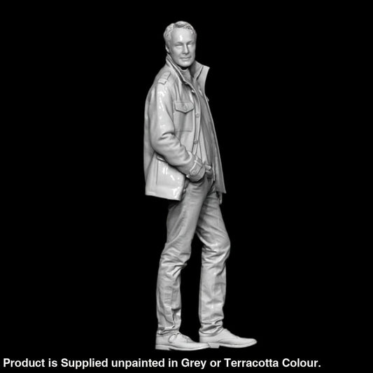 S3Ds0085 Smart Male In Winter Jacket Figure