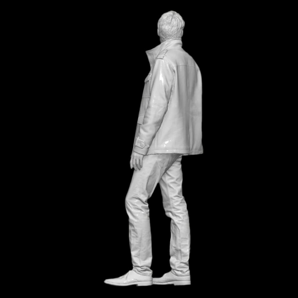 S3Ds0085 Smart Male In Winter Jacket Figure