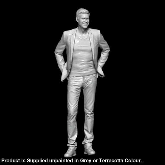 S3Ds0086 Male In Jacket And Teeshirt Figure