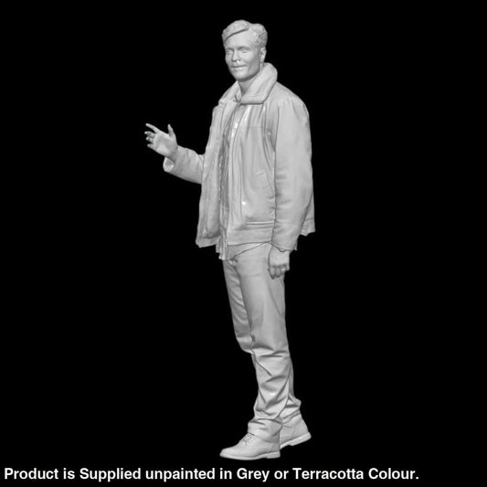 S3Ds0089 Male With Leather Jacket Figure