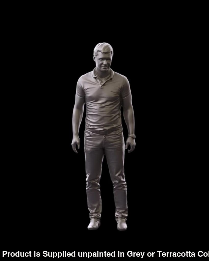 S3Ds0095 Male In T Shirt Figure