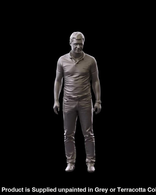 S3Ds0095 Male In T Shirt Figure