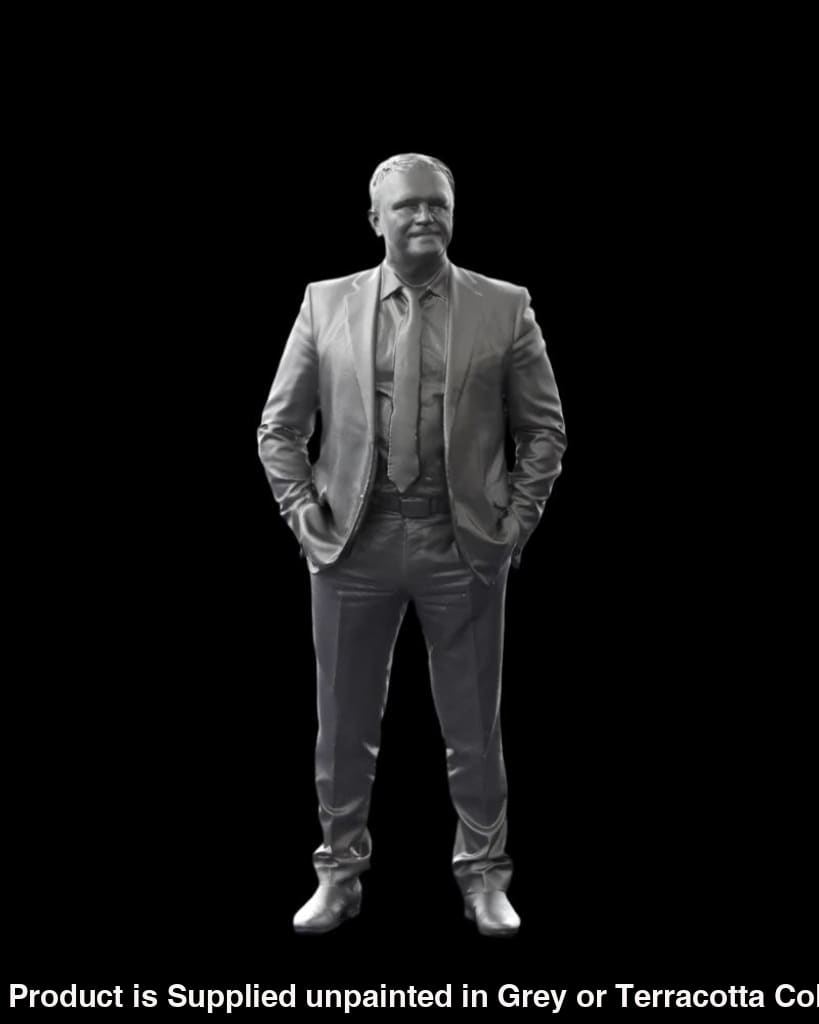 S3Ds0097 Male Wearing Suit Figure