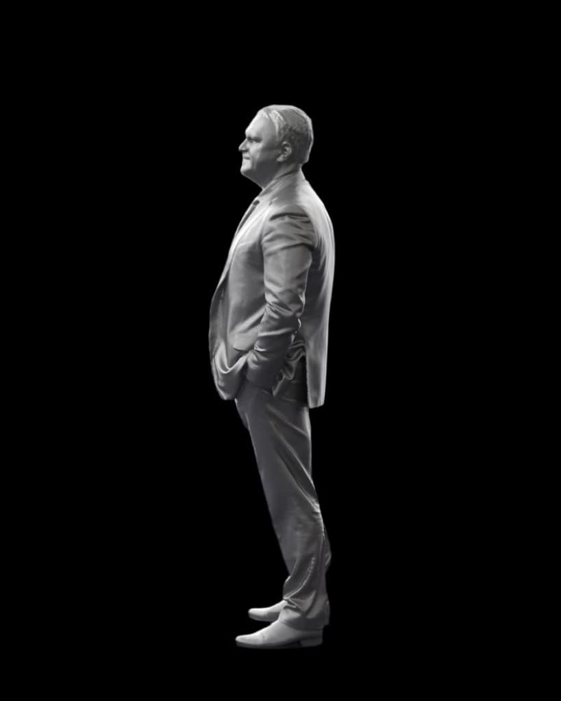 S3Ds0097 Male Wearing Suit Figure