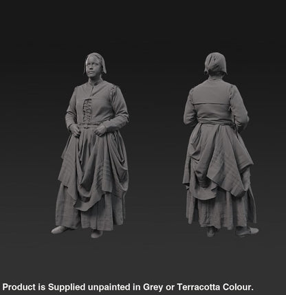 132s-0116 Medieval female Figure