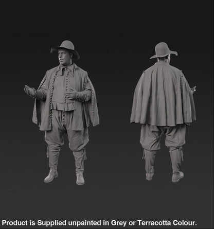 132s-0118 Medieval Male Figure