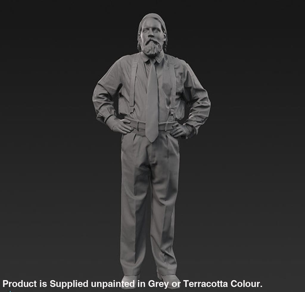 132s-0121 1900’s Smart Male Figure