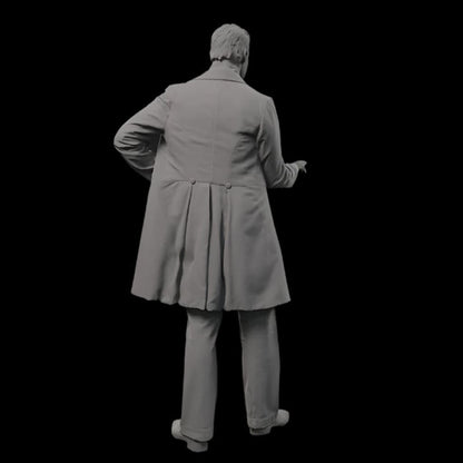 132s-0122 Elegant 1900’s Male Figure