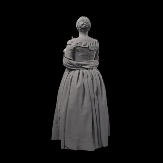132s-0125 Elegant 1900’s Lady Figure