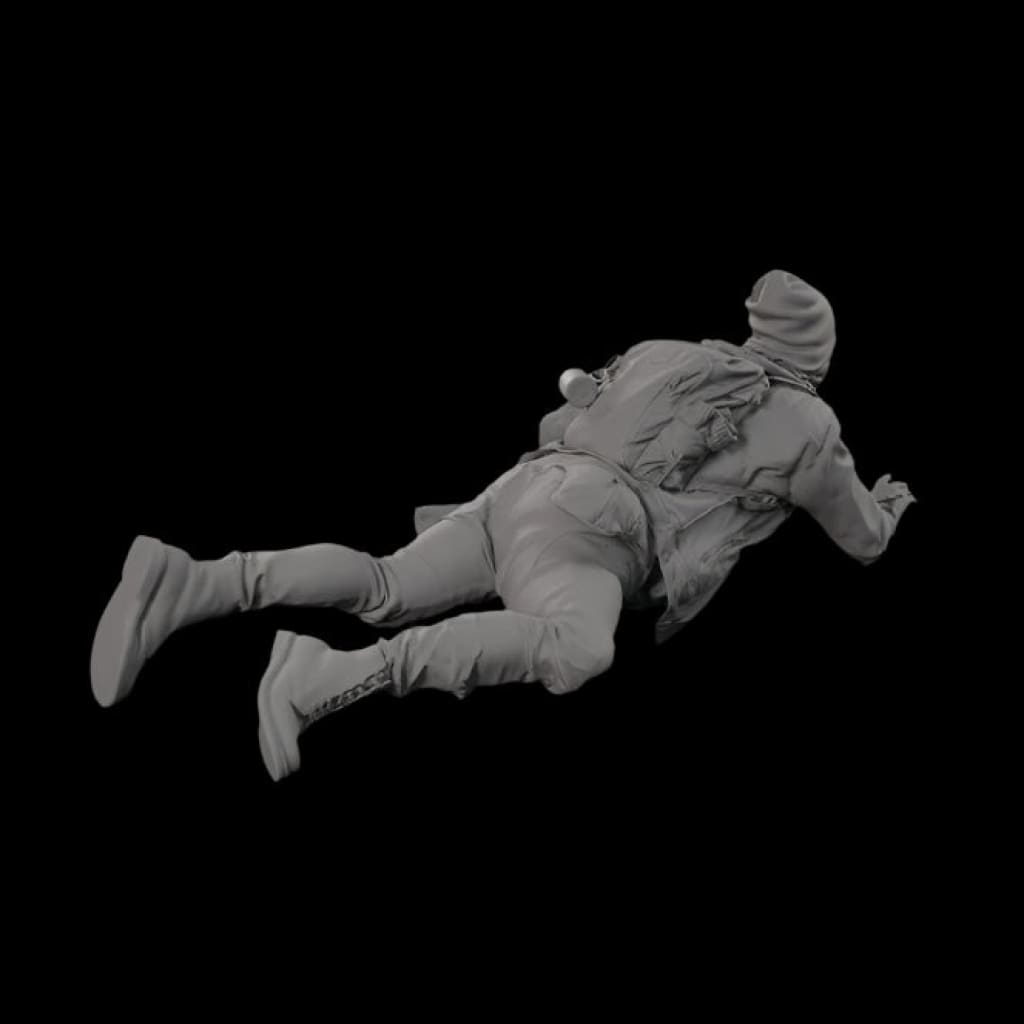 132s-0130 Male Demonstrator on Floor Figure