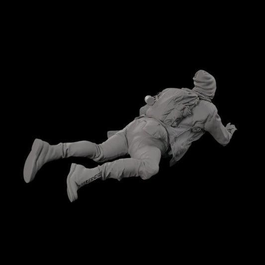 132s-0130 Male Demonstrator on Floor Figure