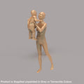 132s-0158 Mother holding Baby up in air Figure