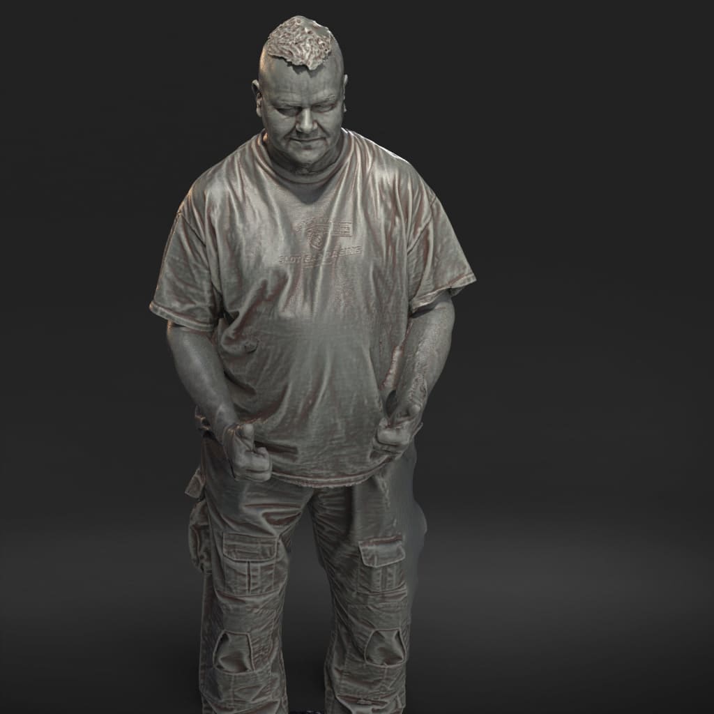 132s-0159 Male Thumbs up Figure