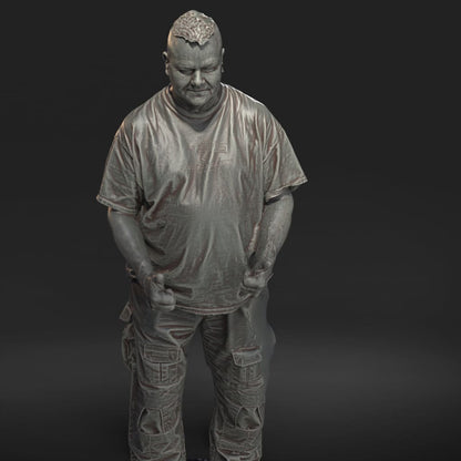 132s-0159 Male Thumbs up Figure