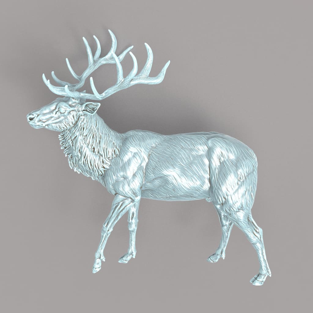132s-020 Red Deer Stag x 1 Animal