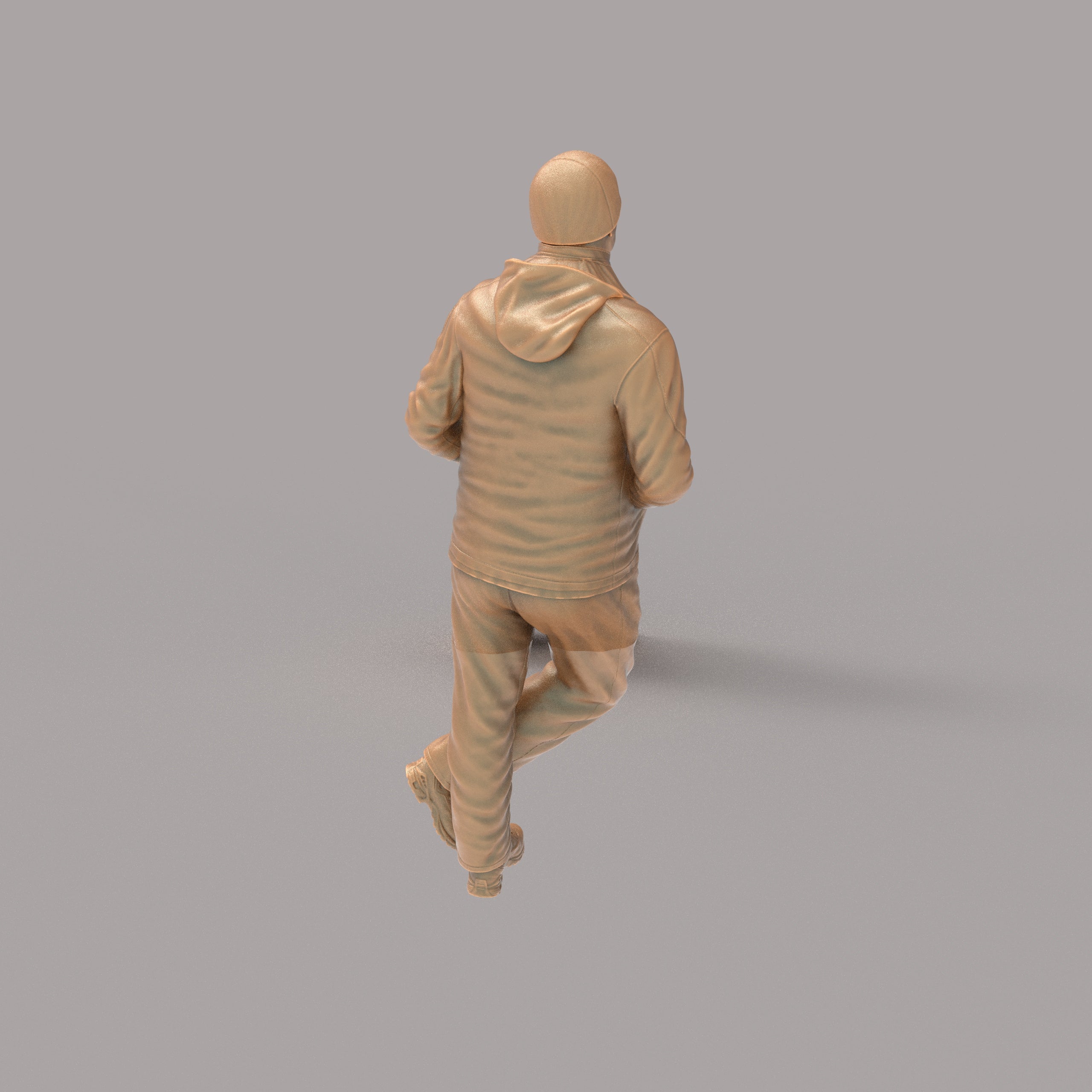 MM2091 Petrol Station worker leaning