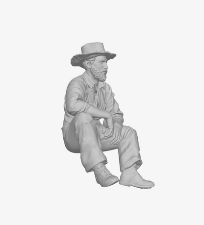 DG063 Farmer resting