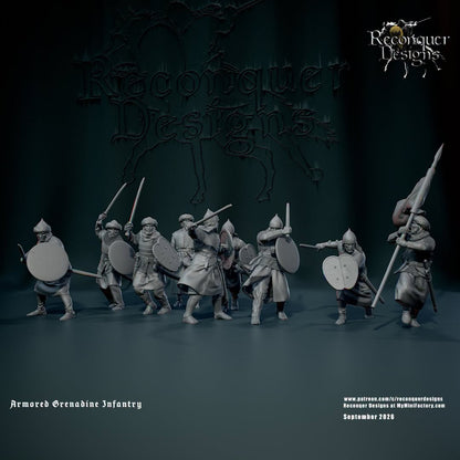 REM0217 14th century Armored Grendadine Infantry