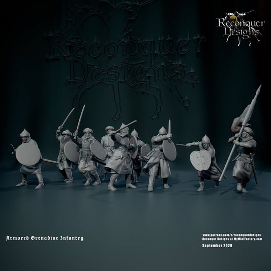 REM0217 14th century Armored Grendadine Infantry