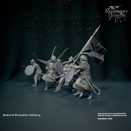 REM0217 14th century Armored Grendadine Infantry