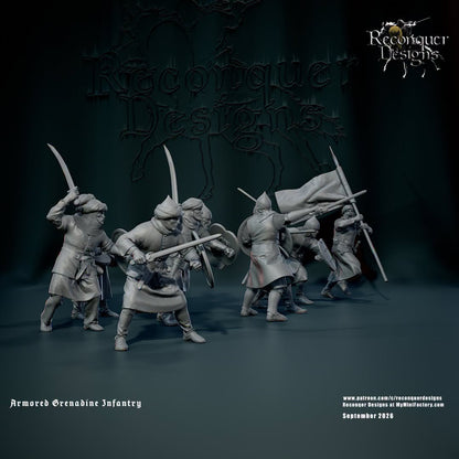 REM0217 14th century Armored Grendadine Infantry