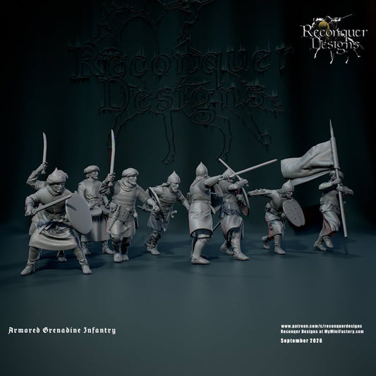 REM0217 14th century Armored Grendadine Infantry