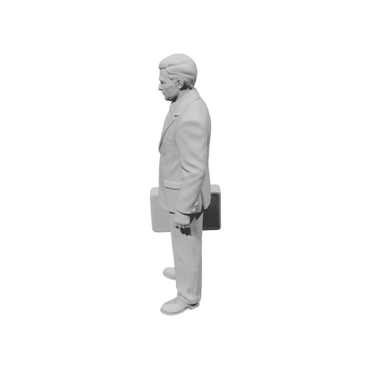 MM1478 Businessman waiting 1940s