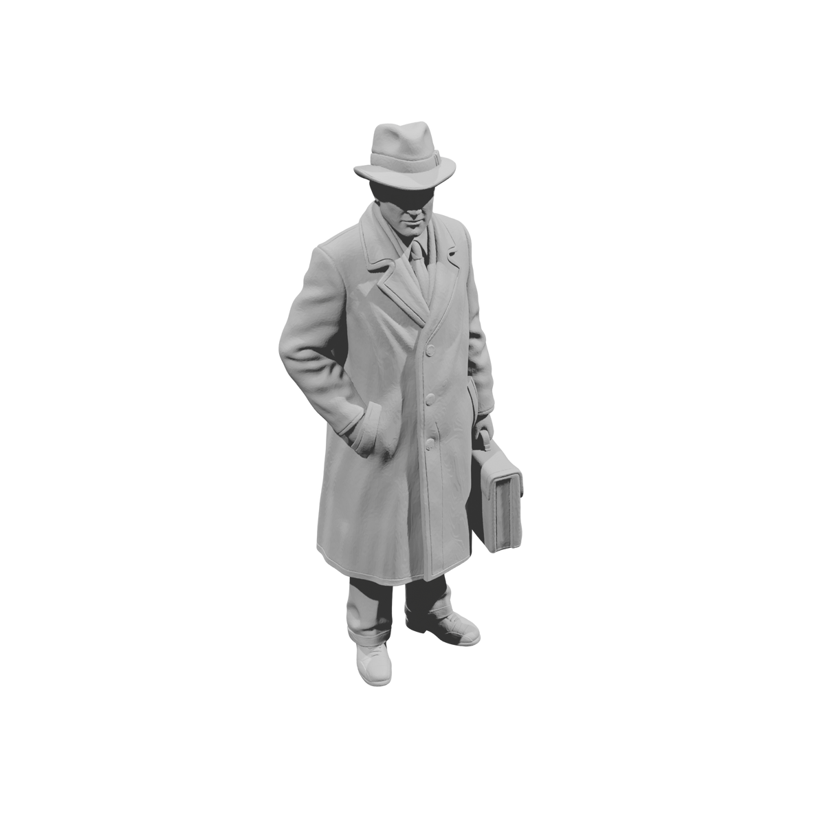MM1476 Businessman With Briefcase 1940s