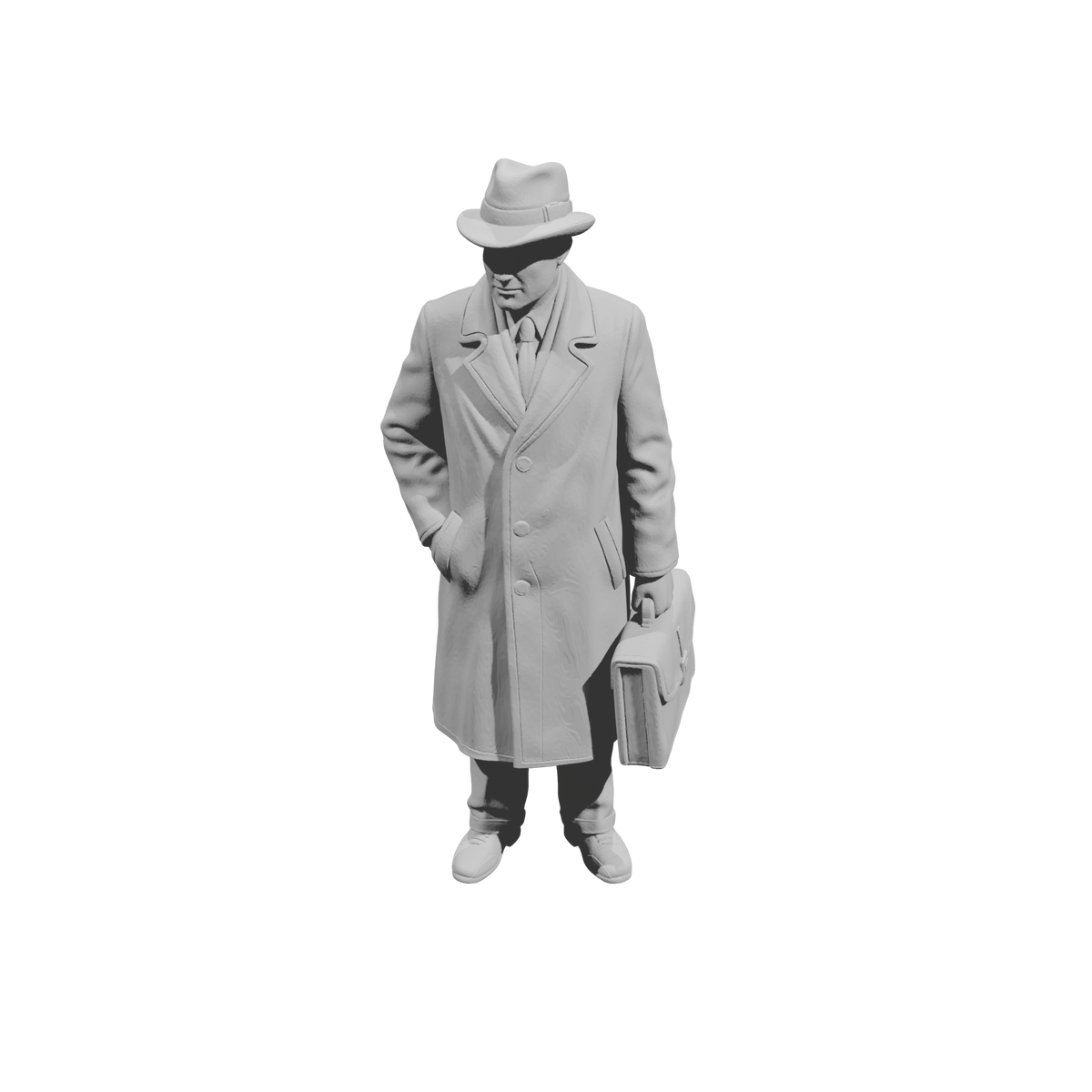 MM1476 Businessman With Briefcase 1940s