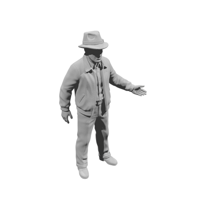 MM2163 1950s Pedestrians-10 Gentleman in Jacket with Open Arm