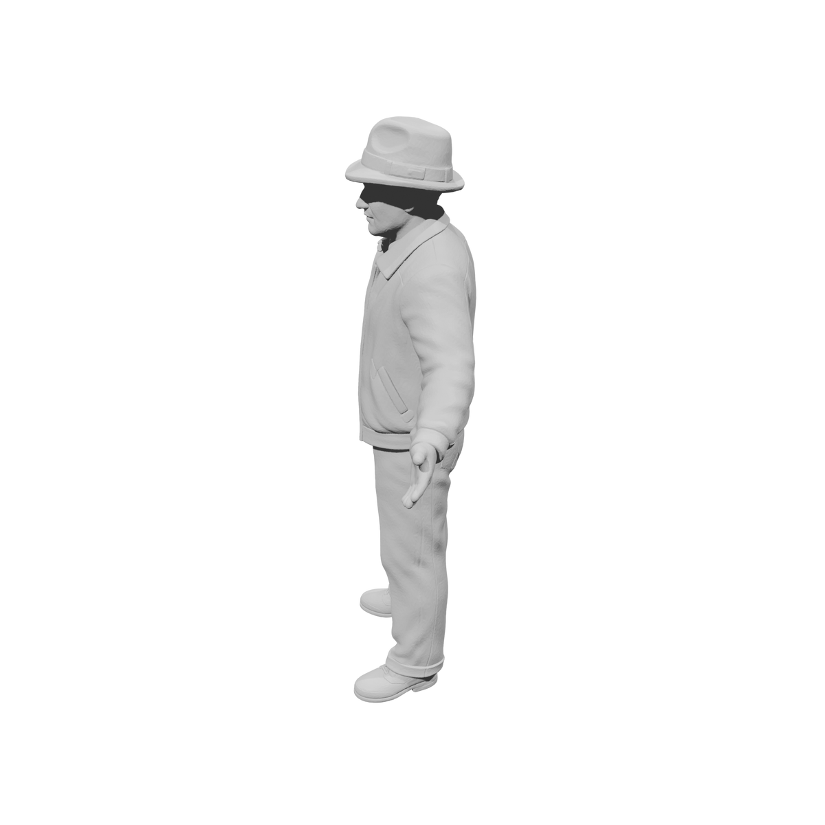 MM2155 1950s Pedestrians-2 Standing Gentleman in Jacket