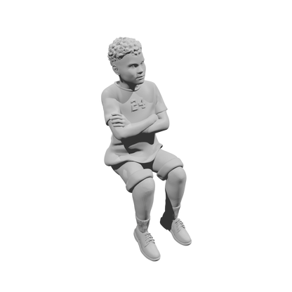 MM504 Sitting Boy in Sports Jersey No. 24