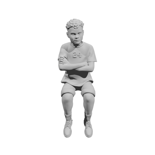 MM504 Sitting Boy in Sports Jersey No. 24
