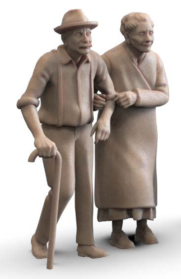 MM291 Civilian Street Scene